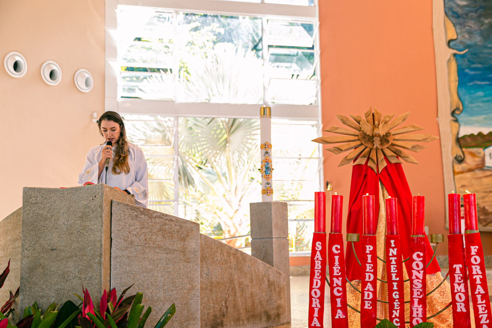 SOLENIDADE DE PENTECOSTES EM IMAGENS Santuário Diocesano Nossa