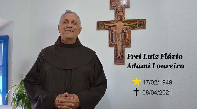Frei Luiz Flávio Adami, um dos guardiões do Convento da Penha, faleceu aos 72 anos