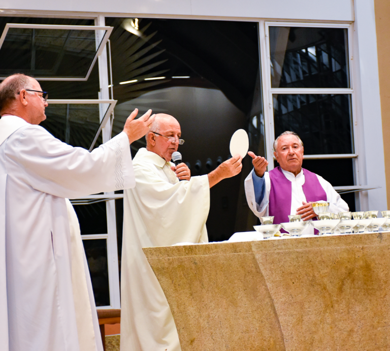 Padre Antônio Wilson Almança preside celebração no quarto dia da Novena da Saúde