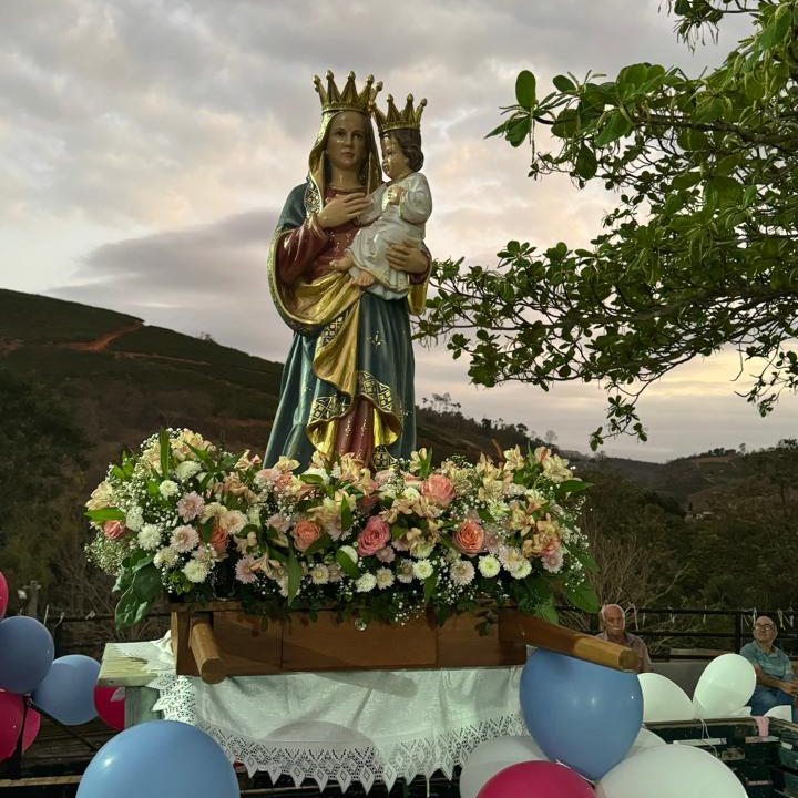 PARÓQUIA SÃO ROQUE RECEBE A IMAGEM PEREGRINA DE NOSSA SENHORA DA SAÚDE