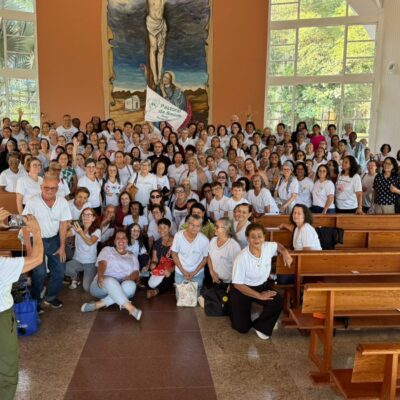 PASTORAL DA SAÚDE DA ARQUIDIOCESE DE VITÓRIA REALIZA PEREGRINAÇÃO AO SANTUÁRIO